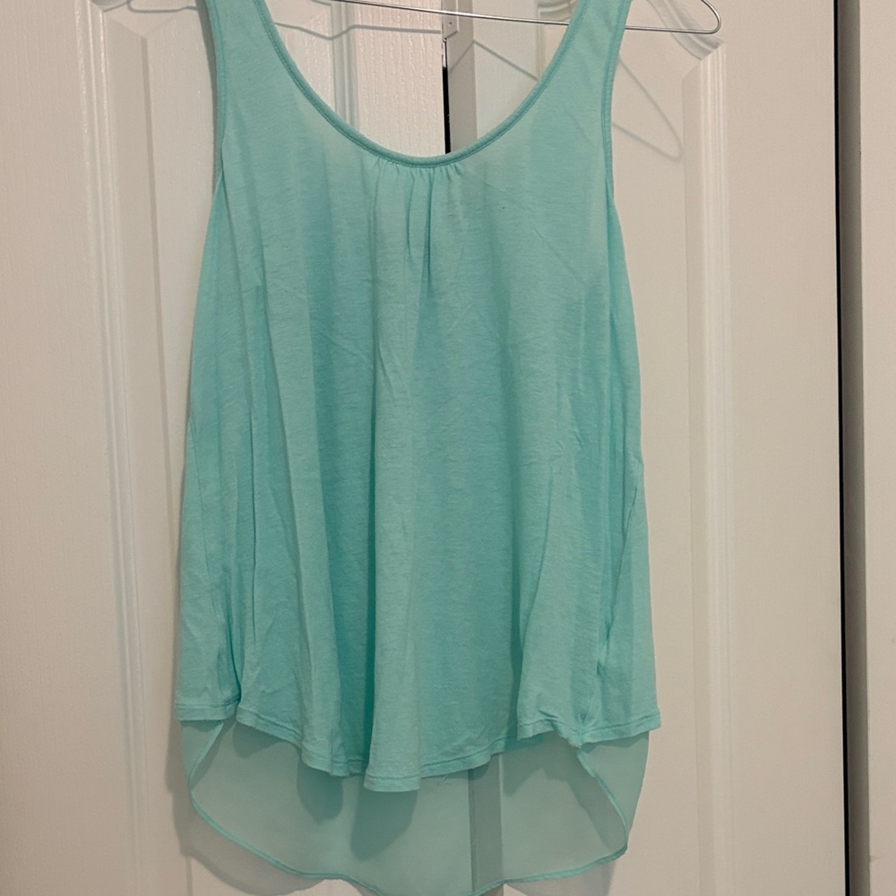 Express Light Blue Tank Top